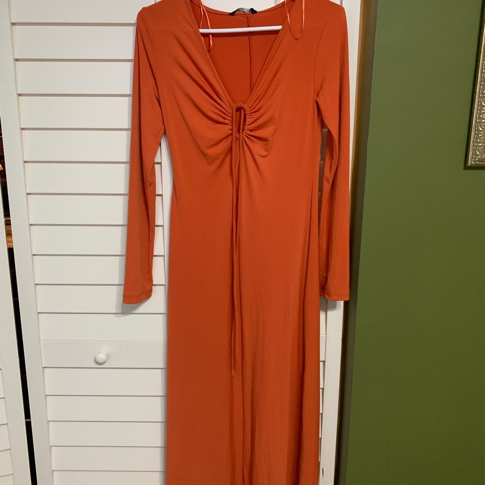 Orange dress